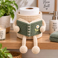 Crochet Toilet Paper Holder Pattern PDF, Book Amigurumi Toilet Roll Cover, Funny Bathroom Decor, Book Lover Gift, Crochet Home Decor